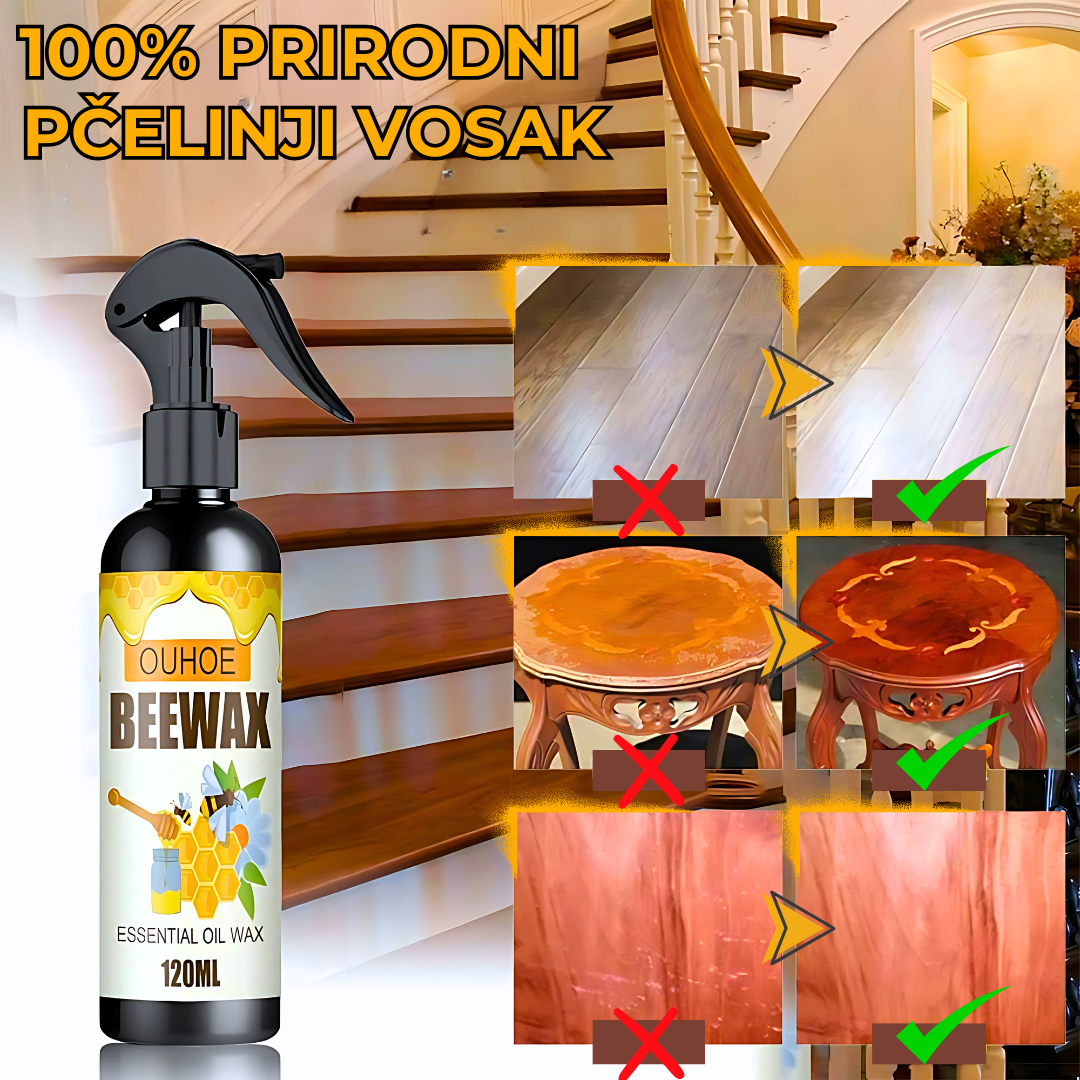 BeeWax - Pčelinji Sprej za drvo